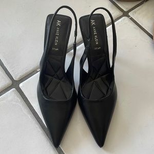 Anne Klein Slingback Black Heels